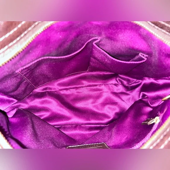 Coach Brown and Black Signature Bag - Picture 8 of 12